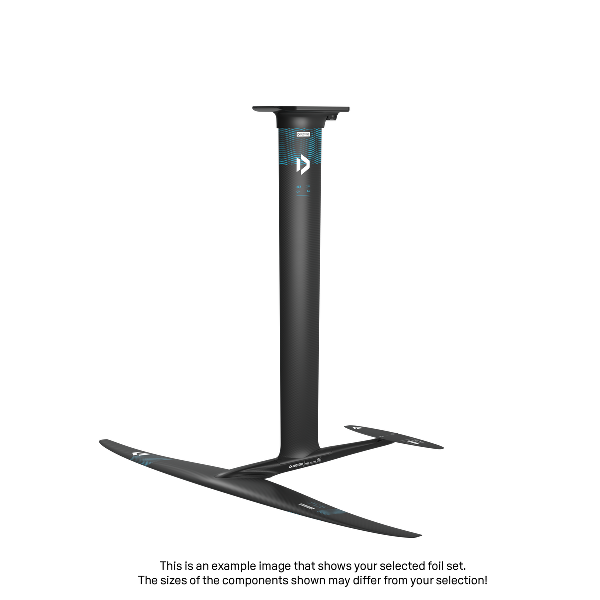 eMast Cruise Set AL 80 Fuselage Aero AL 3BS 74 Front Wing Glide 3.0 SLS 825 Back Wing Stabilizer H 145 Adapter Fuselage - Duotone Onesize