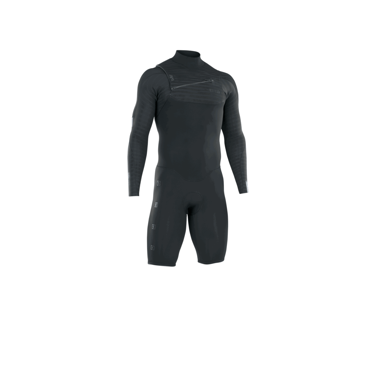 ION Men Wetsuit Seek Core 3/2 Shorty Longsleeve Front Zip 2024
